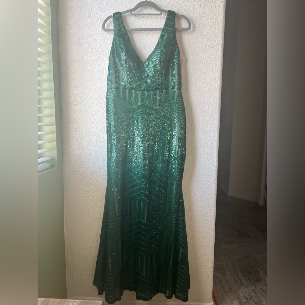Emerald Green prom dress